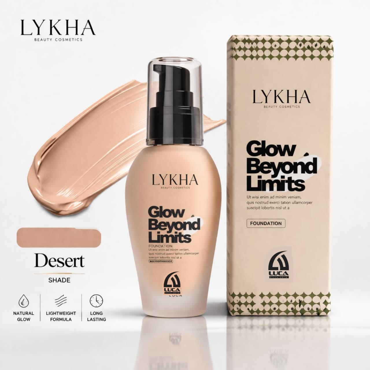 LYKHA Glow Beyond Limits Foundation – Desert Shade
